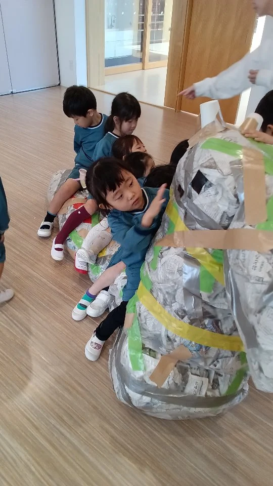 年中さん　お馬さんをつくったよ！

#平手幼稚園 
#名古屋市緑区 
#こども園 
#造形教室 
#子育て支援